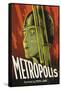 Metropolis-null-Framed Stretched Canvas