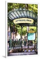 Metropolitain Abbesses Montmartre-Philippe Hugonnard-Framed Giclee Print