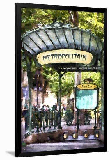 Metropolitain Abbesses Montmartre-Philippe Hugonnard-Framed Giclee Print