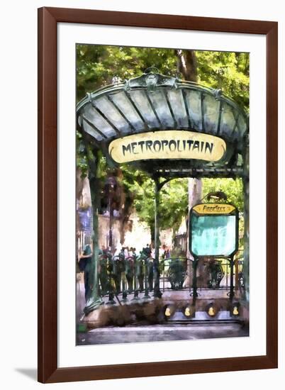 Metropolitain Abbesses Montmartre-Philippe Hugonnard-Framed Giclee Print