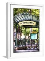 Metropolitain Abbesses Montmartre-Philippe Hugonnard-Framed Giclee Print