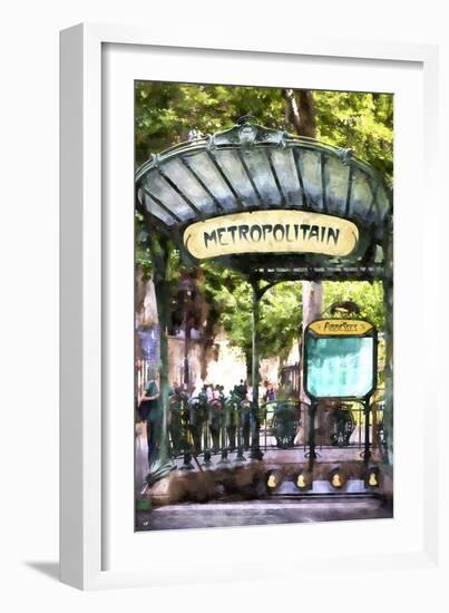 Metropolitain Abbesses Montmartre-Philippe Hugonnard-Framed Giclee Print