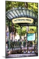Metropolitain Abbesses Montmartre-Philippe Hugonnard-Mounted Giclee Print
