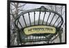 Metropolitain Abbesses-Cora Niele-Framed Giclee Print