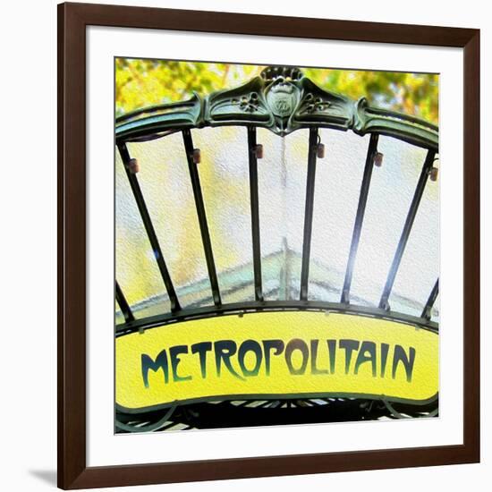 Metropolitain Entrance-Tosh-Framed Art Print