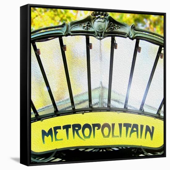 Metropolitain Entrance-Tosh-Framed Stretched Canvas