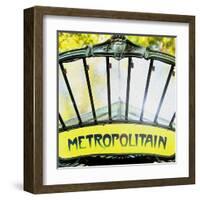 Metropolitain Entrance-Tosh-Framed Art Print