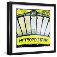 Metropolitain Entrance-Tosh-Framed Art Print