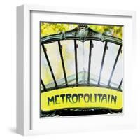 Metropolitain Entrance-Tosh-Framed Art Print