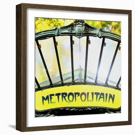 Metropolitain Entrance-Tosh-Framed Art Print