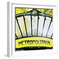 Metropolitain Entrance-Tosh-Framed Art Print