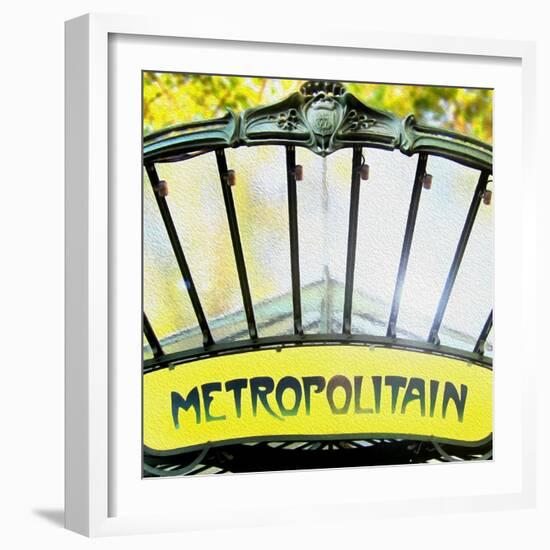 Metropolitain Entrance-Tosh-Framed Art Print