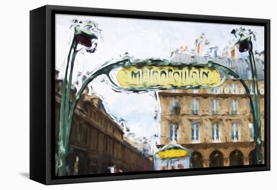 Metropolitain - In the Style of Oil Painting-Philippe Hugonnard-Framed Stretched Canvas