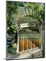 Metropolitain (Metro) Station Entrance, Paris, France, Europe-Gavin Hellier-Mounted Photographic Print