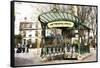Metropolitain Montmartre-Philippe Hugonnard-Framed Stretched Canvas