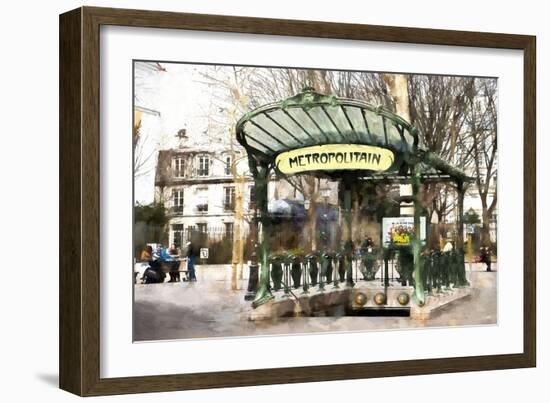 Metropolitain Montmartre-Philippe Hugonnard-Framed Giclee Print