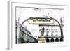 Metropolitain Palais Royal II-Philippe Hugonnard-Framed Giclee Print