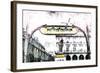 Metropolitain Palais Royal II-Philippe Hugonnard-Framed Giclee Print