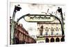 Metropolitain Palais Royal-Philippe Hugonnard-Framed Giclee Print