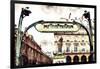 Metropolitain Palais Royal-Philippe Hugonnard-Framed Giclee Print