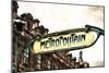 Metropolitain-Philippe Hugonnard-Mounted Giclee Print