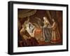 Metropolitan Alexis Healing the Tatar Queen Taidula from Blindness-Yakov Fyodorovich Kapkov-Framed Giclee Print