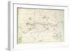 Metropolitan Board of Works Map of Bazalgette's Plan for the Lines of Main Intercepting Sewers,…-null-Framed Giclee Print