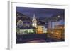 Metropolitan Cathedral at Night-Gabrielle and Michael Therin-Weise-Framed Photographic Print