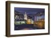 Metropolitan Cathedral at Night-Gabrielle and Michael Therin-Weise-Framed Photographic Print