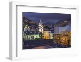 Metropolitan Cathedral at Night-Gabrielle and Michael Therin-Weise-Framed Photographic Print