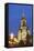 Metropolitan Cathedral in Piata Victoriei at Dusk, Timisoara, Banat, Romania, Europe-Ian Trower-Framed Stretched Canvas