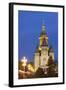 Metropolitan Cathedral in Piata Victoriei at Dusk, Timisoara, Banat, Romania, Europe-Ian Trower-Framed Photographic Print