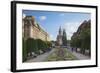 Metropolitan Cathedral in Piata Victoriei, Timisoara, Banat, Romania, Europe-Ian Trower-Framed Photographic Print