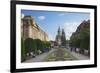 Metropolitan Cathedral in Piata Victoriei, Timisoara, Banat, Romania, Europe-Ian Trower-Framed Photographic Print