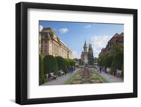 Metropolitan Cathedral in Piata Victoriei, Timisoara, Banat, Romania, Europe-Ian Trower-Framed Photographic Print