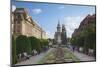 Metropolitan Cathedral in Piata Victoriei, Timisoara, Banat, Romania, Europe-Ian Trower-Mounted Photographic Print