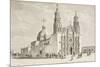 Metropolitan Cathedral in Plaza De Armas, Chihuahua, Mexico in the Nineteenth Century-null-Mounted Giclee Print
