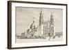 Metropolitan Cathedral in Plaza De Armas, Chihuahua, Mexico in the Nineteenth Century-null-Framed Giclee Print