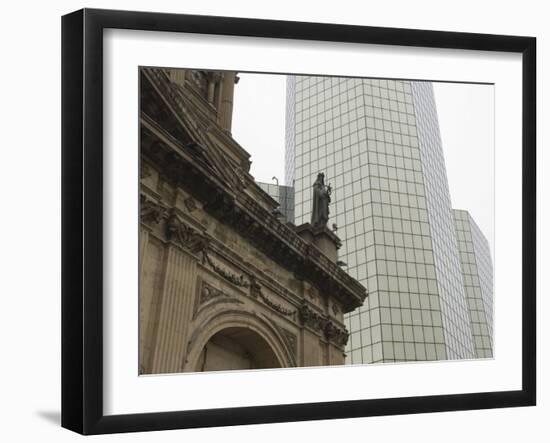 Metropolitan Cathedral, Plaza De Armas, Santiago, Chile, South America-Michael Snell-Framed Photographic Print