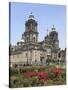 Metropolitan Cathedral, the Largest Church in Latin America, Zocalo, Plaza De La Constitucion, Mexi-Wendy Connett-Stretched Canvas