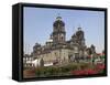 Metropolitan Cathedral, the Largest Church in Latin America, Zocalo, Plaza De La Constitucion, Mexi-Wendy Connett-Framed Stretched Canvas