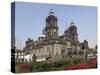 Metropolitan Cathedral, the Largest Church in Latin America, Zocalo, Plaza De La Constitucion, Mexi-Wendy Connett-Stretched Canvas