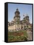 Metropolitan Cathedral, Zocalo, Mexico City, Mexico, North America-Wendy Connett-Framed Stretched Canvas