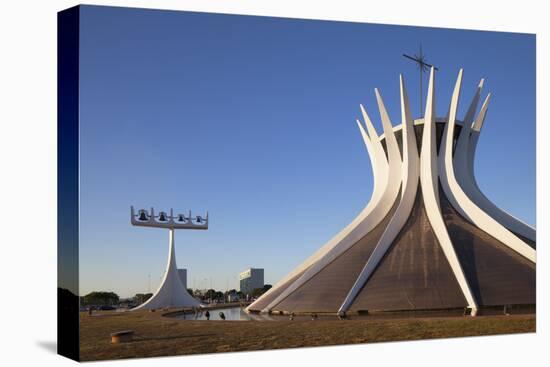 Metropolitan Cathedralbrasilia, Federal District, Brazil, South America-Ian Trower-Stretched Canvas