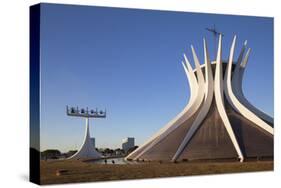 Metropolitan Cathedralbrasilia, Federal District, Brazil, South America-Ian Trower-Stretched Canvas