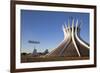 Metropolitan Cathedralbrasilia, Federal District, Brazil, South America-Ian Trower-Framed Photographic Print