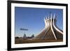 Metropolitan Cathedralbrasilia, Federal District, Brazil, South America-Ian Trower-Framed Photographic Print