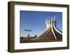 Metropolitan Cathedralbrasilia, Federal District, Brazil, South America-Ian Trower-Framed Photographic Print