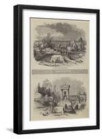 Metropolitan Cemeteries-null-Framed Premium Giclee Print