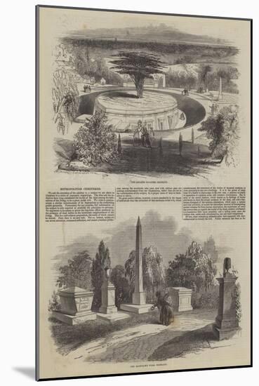 Metropolitan Cemeteries-null-Mounted Giclee Print
